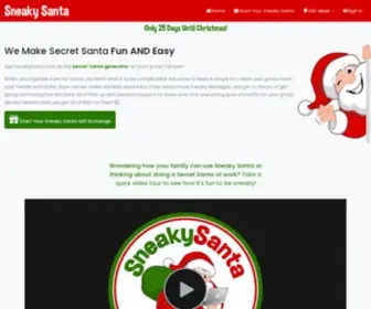 Sneakysanta.com(Secret Santa Generator) Screenshot