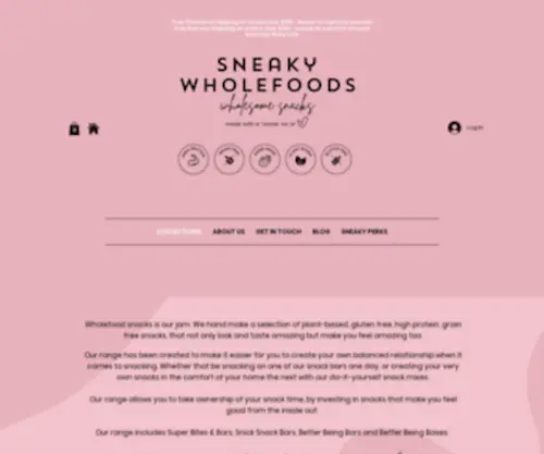 Sneakywholefoods.com(Sneaky Wholefoods) Screenshot