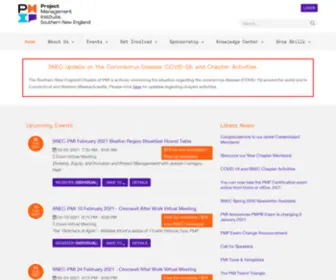 Snec-PMI.org(The Southern New England Chapter of Project Management Institute aka SNEC) Screenshot