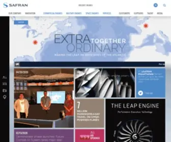 Snecma.com(Safran aircraft engines) Screenshot