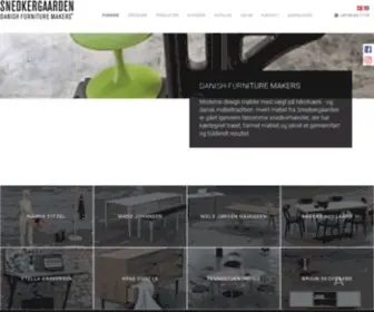 Snedkergaarden.com(Silkeborg) Screenshot