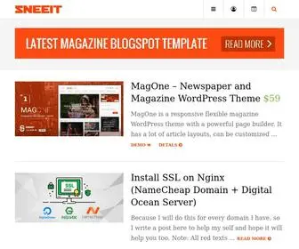 Sneeit.com(Wordpress Themes & Blogger Templates) Screenshot