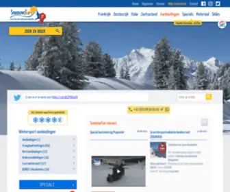 Sneeuwfun.nl(Wintersport zoeken en boeken) Screenshot