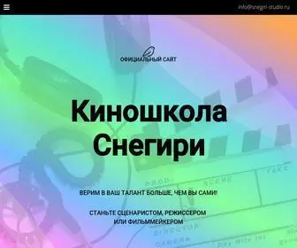 Snegiri-Studio.ru(Курсы онлайн для начинающих авторов) Screenshot