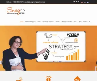 Snegmortgageteam.ca(Sneg Mortgage Team) Screenshot