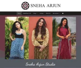 Snehaarjunstudio.com(Sneha Arjun Studio) Screenshot