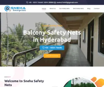 Snehasafetynets.in(Sneha Safety Nets) Screenshot