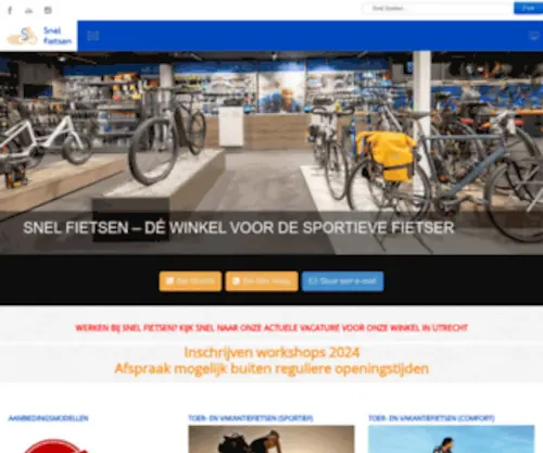 Snelfietsen.nl(Snel Fietsenwinkel) Screenshot