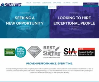 Snelling.com(Staffing & Recruiting Agency) Screenshot