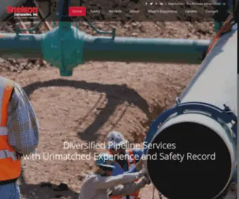 Snelsonco.com(Pipeline Construction Company) Screenshot