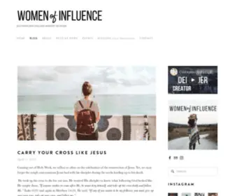 Snemnwomenofinfluence.com(Women’s Ministries) Screenshot