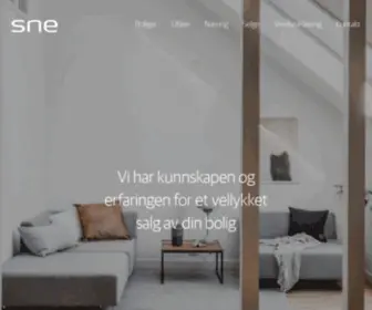 Sne.no(SNE Eiendomsmegling) Screenshot