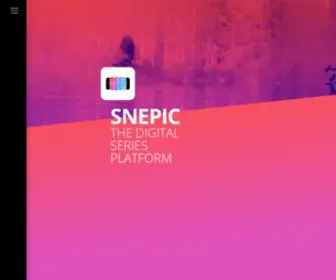 Snepic.de(The Digital Series Platform) Screenshot