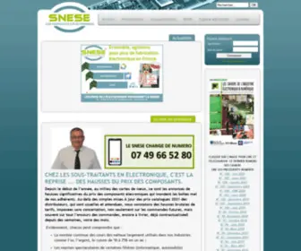 Snese.com(Les fabricants d'électronique et services associés) Screenshot