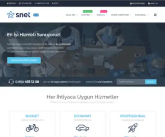 Snet.com.tr(Web Hosting ve Sunucu Hizmetleri) Screenshot