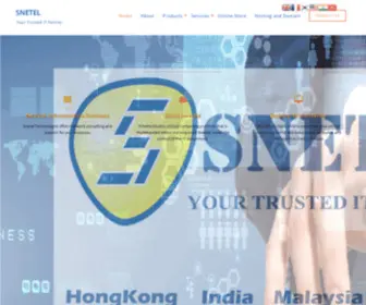 Snetel.com(Your Trusted IT Partner) Screenshot