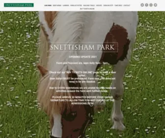 Snettishampark.co.uk(Snettisham Park) Screenshot