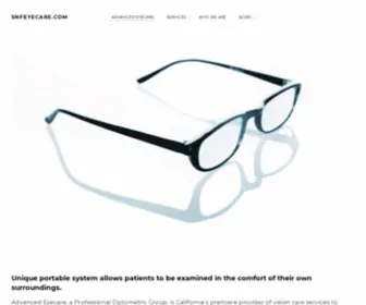 Snfeyecare.com(Advanced Eyecare) Screenshot