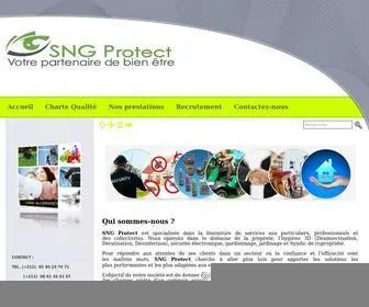 SNG-Protect.com(Société) Screenshot