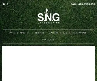 SNglandscaping.com(SNG Landscaping) Screenshot