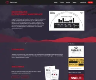 SNGLsdao.io(SNGLsdao) Screenshot