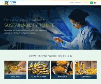SNgmexico.com(Special Nutrition Group) Screenshot