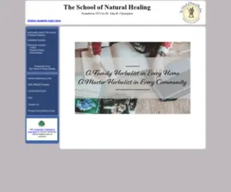 SNH.cc(The School of Natural Healing) Screenshot