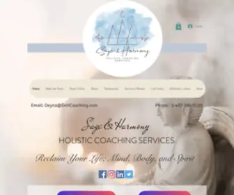 SNhcoaching.com(Sage & Harmony Holistic Coaching Services) Screenshot