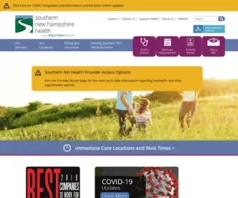 SNHMC.org(Southern New Hampshire Health) Screenshot
