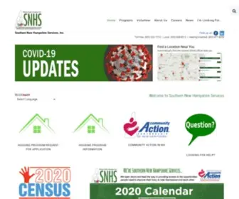 SNHS.org(Southern New Hampshire Services) Screenshot