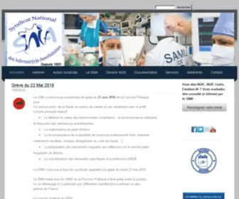 Snia.net(Actualités de la profession d'infirmier anesthésiste (IADE)) Screenshot