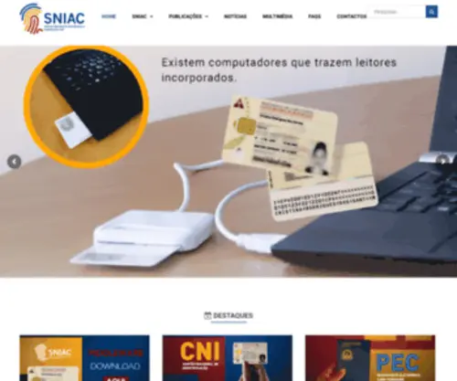 Sniac.cv(Sniac) Screenshot