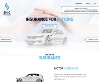 Snic.com.bh(Saudi National Insurance Company BSC (C)) Screenshot
