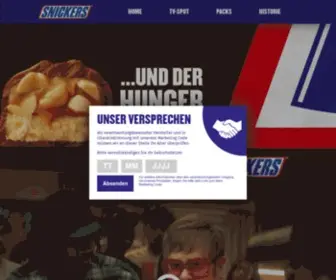 Snickers.de(SNICKERS®) Screenshot