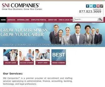 Snicompanies.com(Staffing Agency) Screenshot