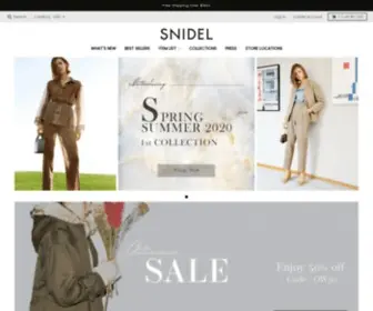 Snidel.us(SNIDEL) Screenshot