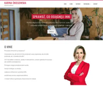 Sniegowska.com(Business advisory) Screenshot