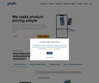 Sniffie.io(Dynamic Pricing Tool for Ecommerce) Screenshot