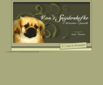 SnijDershofke.com(Tibetaanse Spaniel) Screenshot