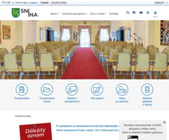 Snina.sk(Mesto Snina) Screenshot