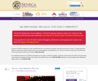 Sni.org(Seneca Nation of Indians) Screenshot