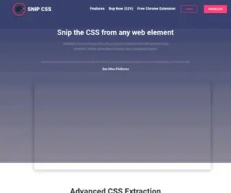 Snipcss.com(Extract CSS/HTML snippets from an HTML element/widget) Screenshot
