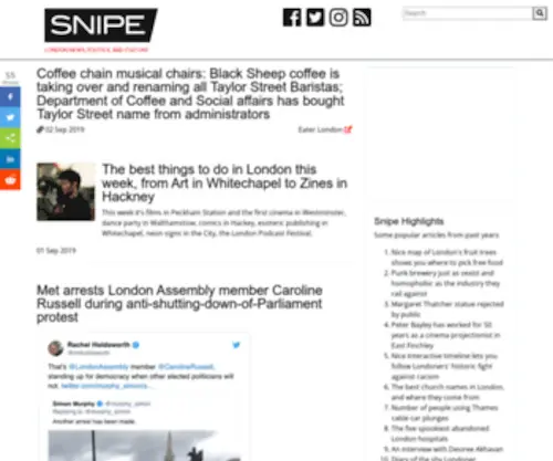 Snipelondon.com(Snipelondon) Screenshot