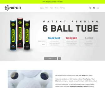 Snipergolfballs.com(Sniper Brand) Screenshot