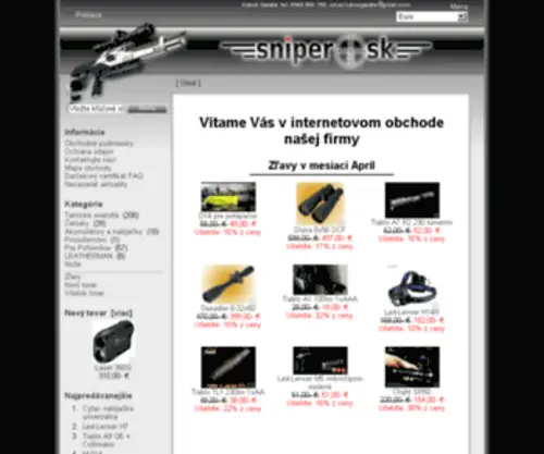 Sniper.sk(Taktické svietidlá) Screenshot