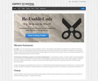 Snippetcentral.com(The premium domain name) Screenshot