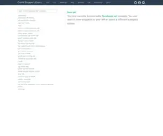 Snippetlib.com(FACEBOOK API) Screenshot