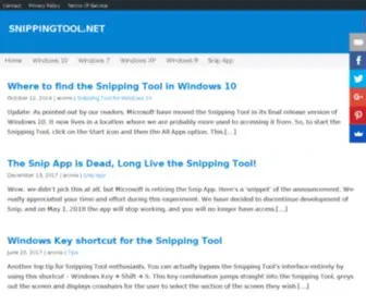 Snippingtool.net(Learn how to use the Snipping Tool in all versions of Windows. Find out where the Snipping Tool) Screenshot
