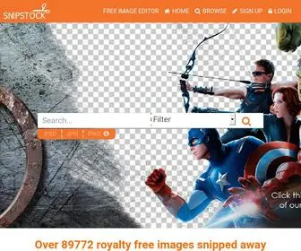 Snipstock.com(Free cutout images in PNG and PSD formats) Screenshot