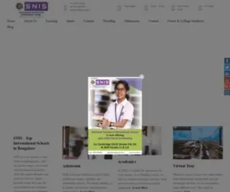 Snis.edu.in(Top and Best International Boarding Schools in Bangalore) Screenshot